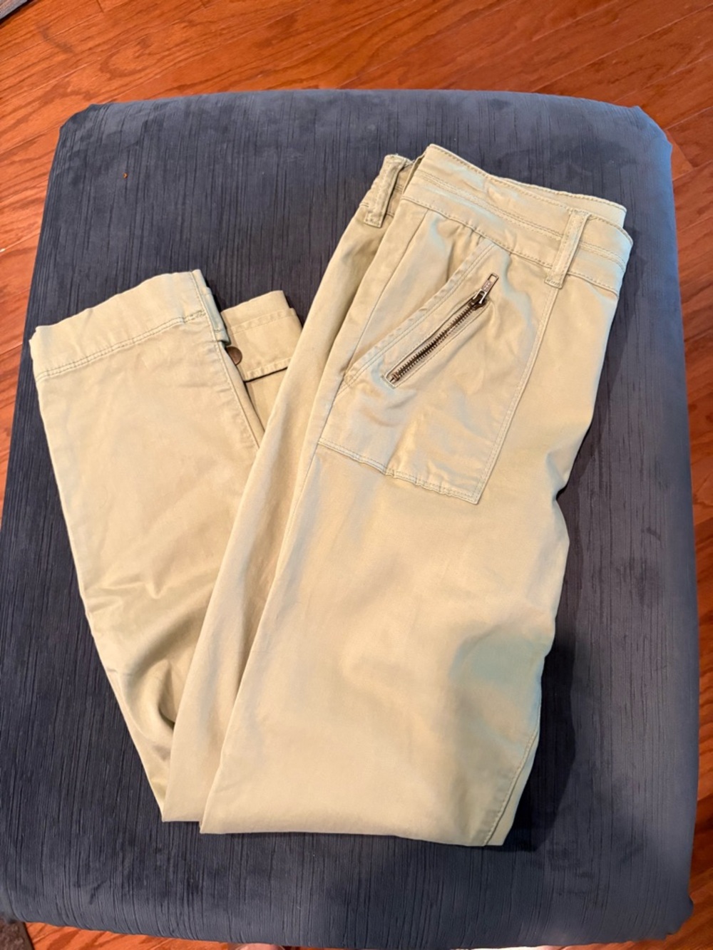 Kut from the Kloth green high rise straight leg pants